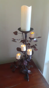 Copper and Bronze Stand - Candle holder  - for the Home or Garden - by Sculpture artist Simon Mahoney