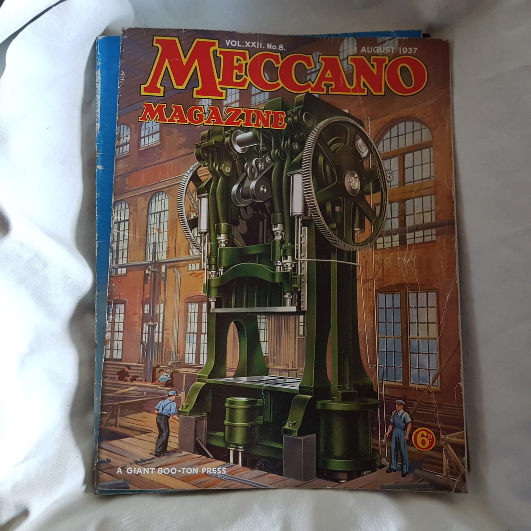 Meccano magazine August 1937 volume xxii number eight