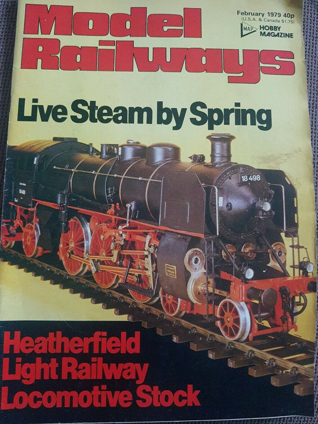 Model Railways Magazine February 1979 VERY GOOD CONDITION.