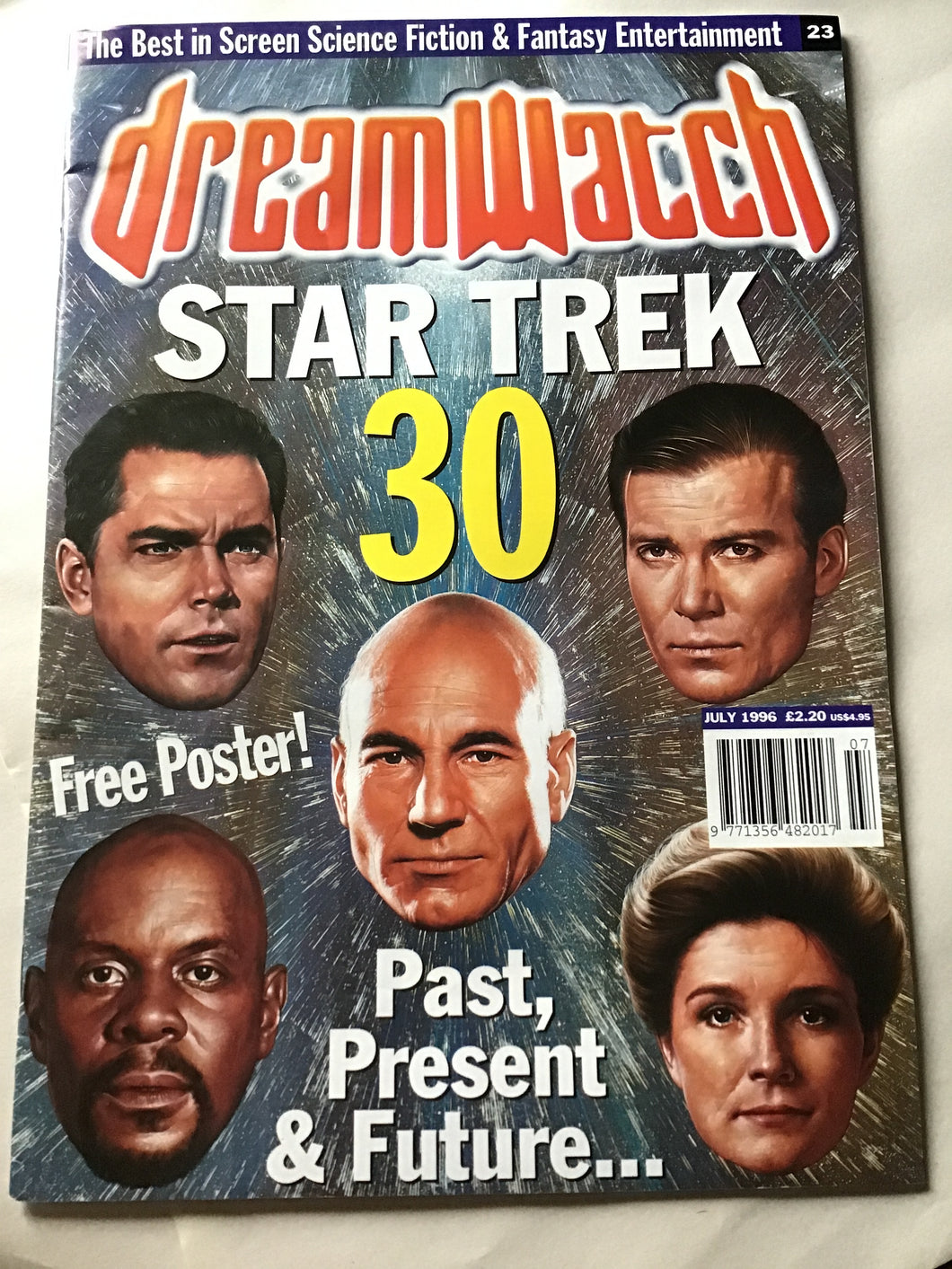 Dream watch magazine July 1996 30 Star Trek